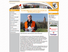 Tablet Screenshot of herzsport.vfl-waiblingen.de